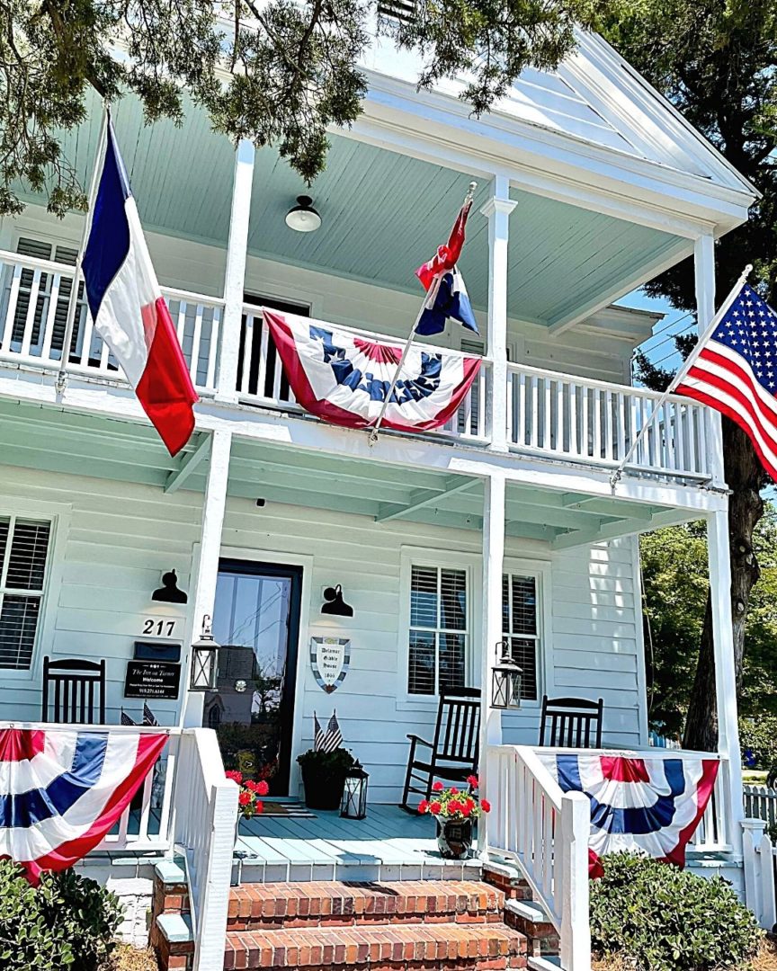 The Inn on Turner is a charming boutique hotel bed and breakfast in historic downtown Beaufort NC