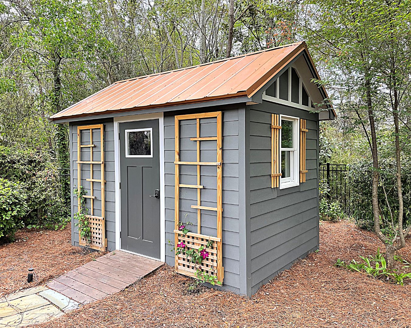 Garden Shed built using Summerwood.com Palmerston model plans as a guide