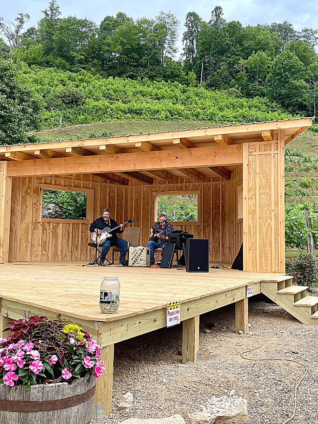 Grandfather Vineyard and Winery Performance Stage