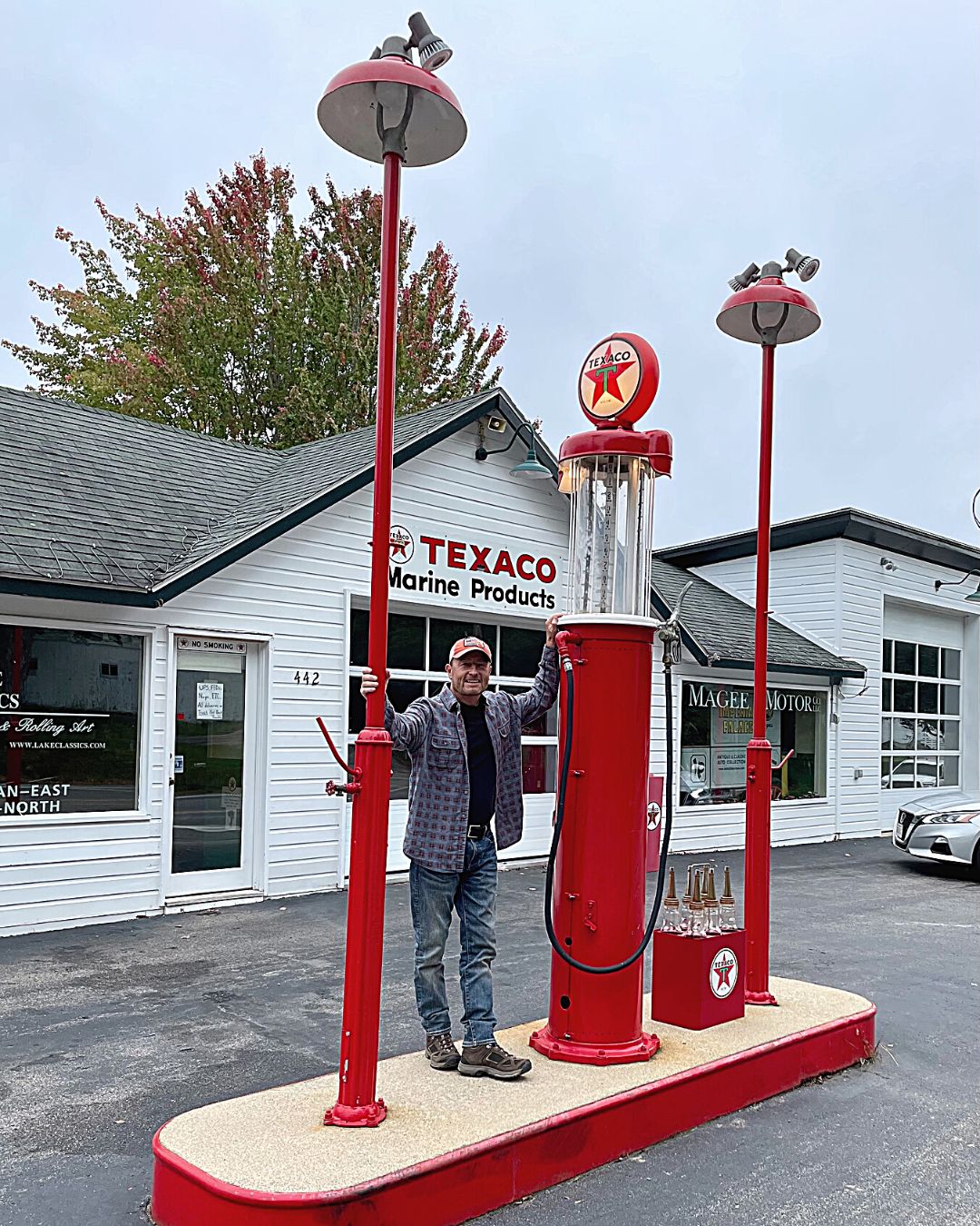 Vintage Texaco Gas Station on Rt 109 near Melvin Village NH