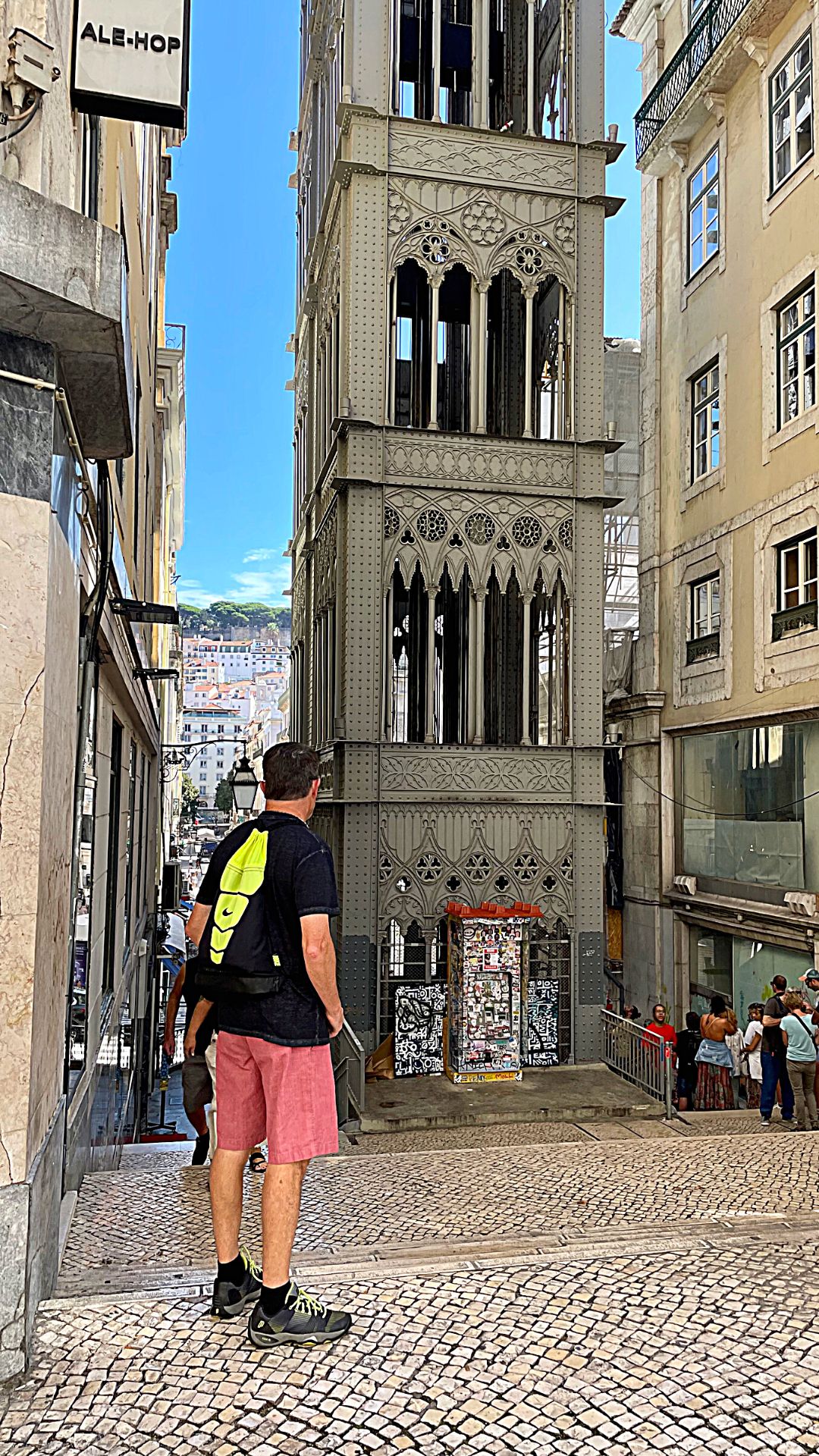 The Santa Justa Lift from Baixa to Carmo