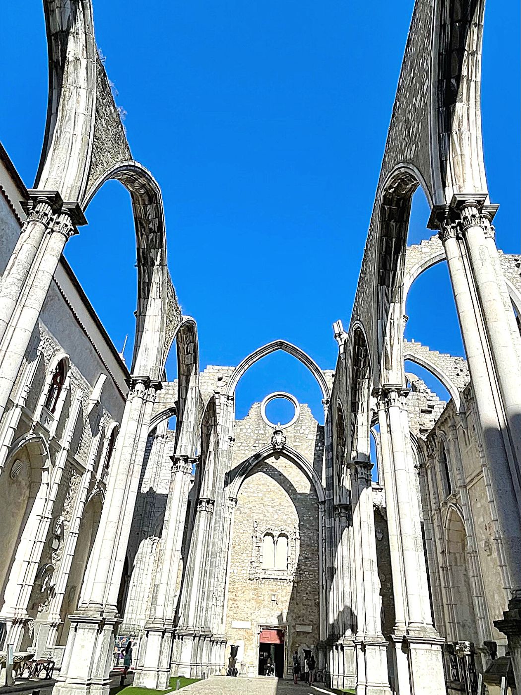 Carmo Convent Earthquake Ruins Lisbon Portugal