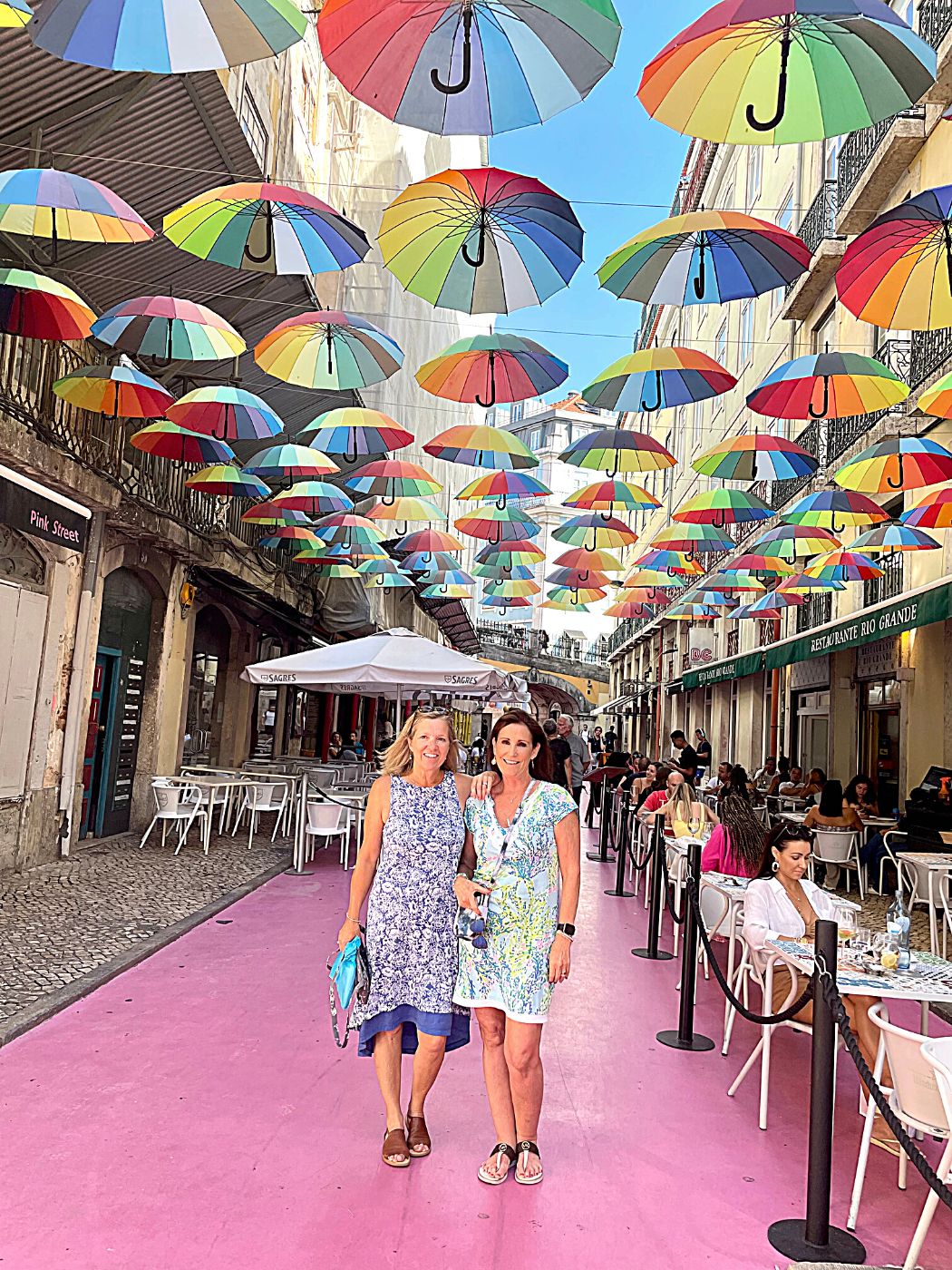The Pink Street Lisbon Portugal