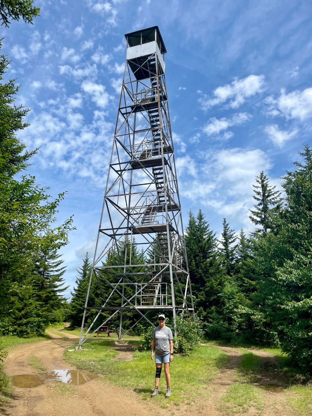 Fire Tower at the top of Bail Out Trail in Snowshoe WV